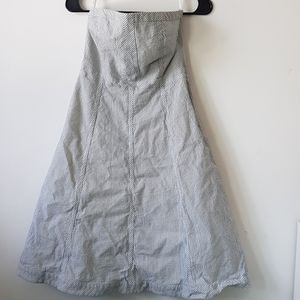 Banana Republic Seersucker Strapless Dress
